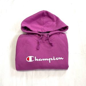 Champion Purple Logo Hoodie Soze L